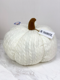 Cableknit 4in Pumpkin