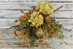 Autumn Hydrangea 18in Pick