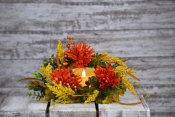 Fall Sunset 6.5in Candle Ring