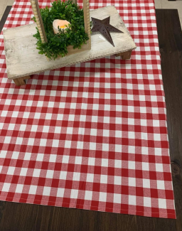 Red Check Table Cloth 54x54in