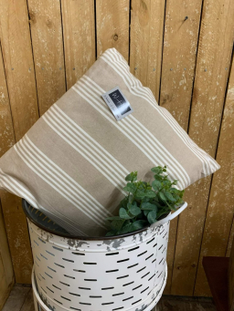 Beige Pillow 20x20in