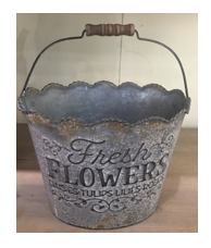 Wavy Edge Pail 7in