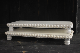 Beaded Layering Trays set of 2  18in and 14in