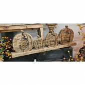 Crackle Pumpkin Patch 22x7.5in