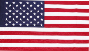 Natural American Flag 36in by 60in