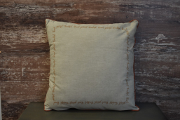 Grateful Thankful Blessed Pillow 20x20in